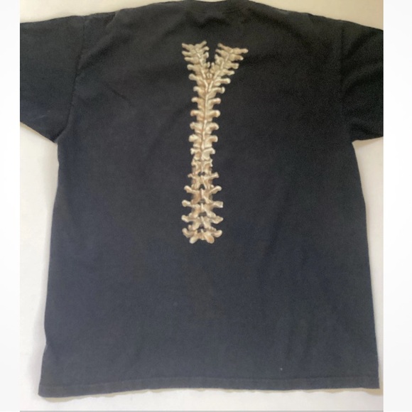 Vintage Mudvayne Skull Promo Shirt Dual Sided 90s - Picture 3 of 4